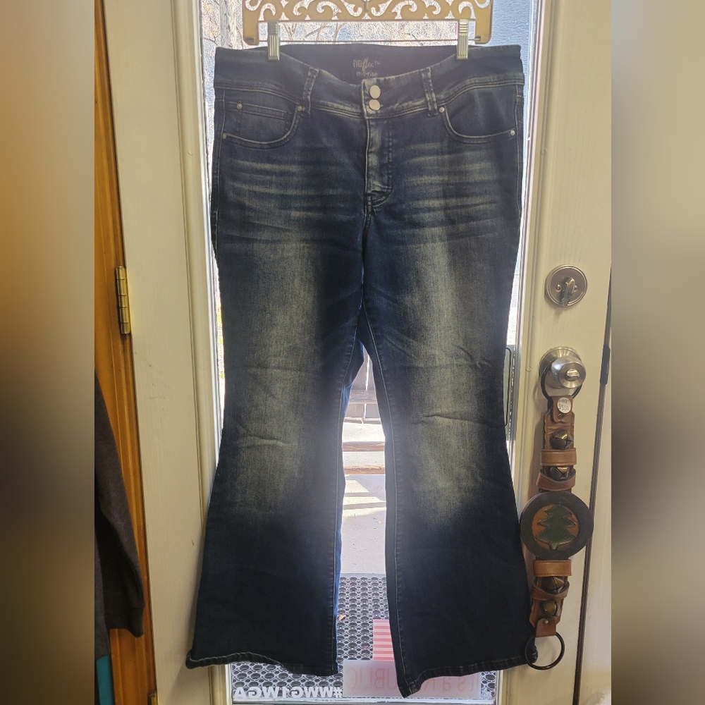 Dark Blue Flare Jeans